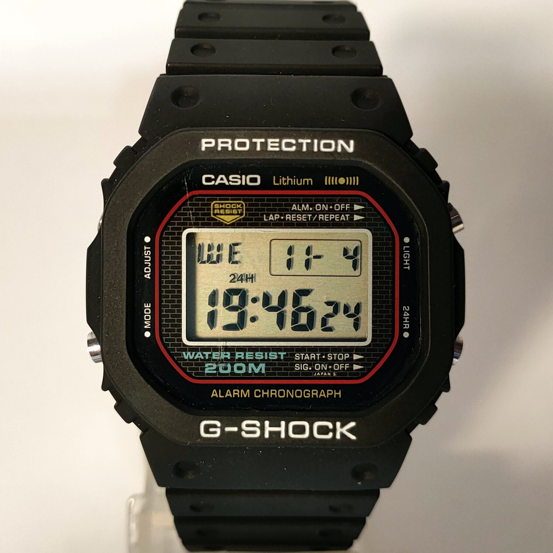 Casio G-Shock DW-5000C of 1983