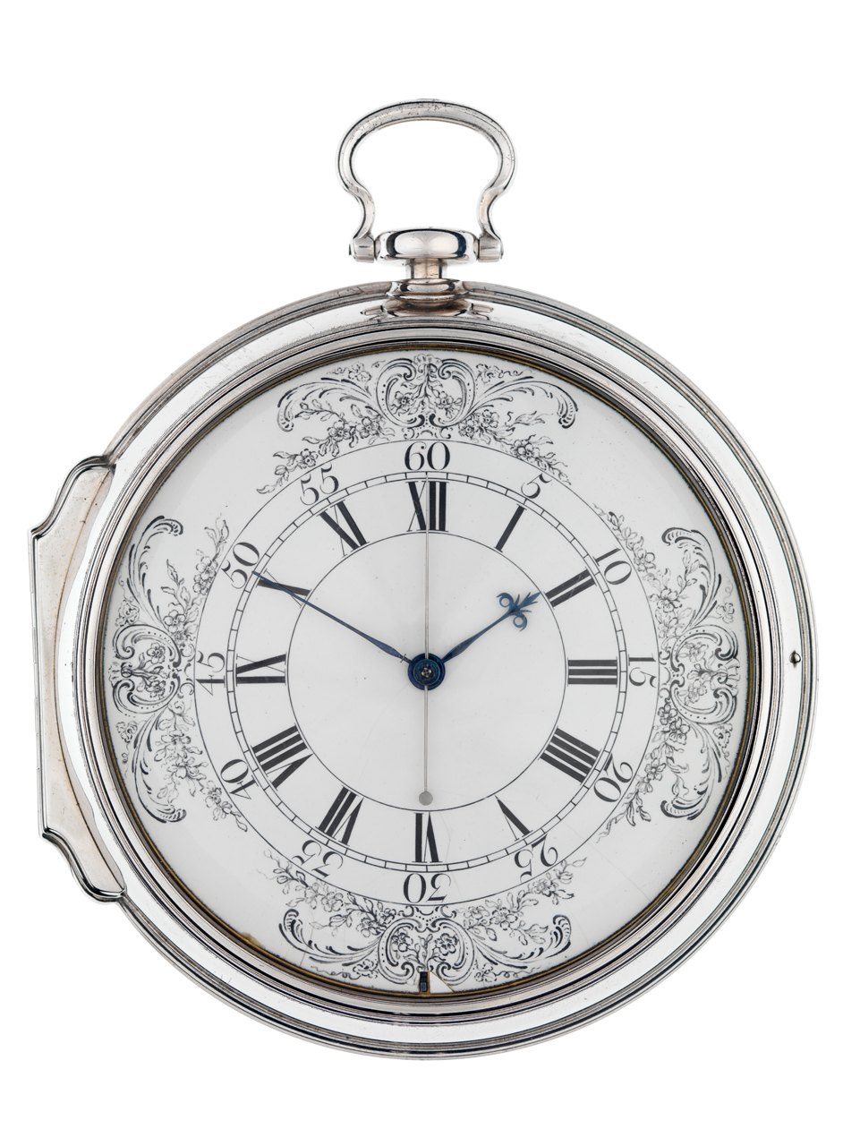 Harrison&rsquo;s H4 marine timekeeper, a large silver pair-cased watch