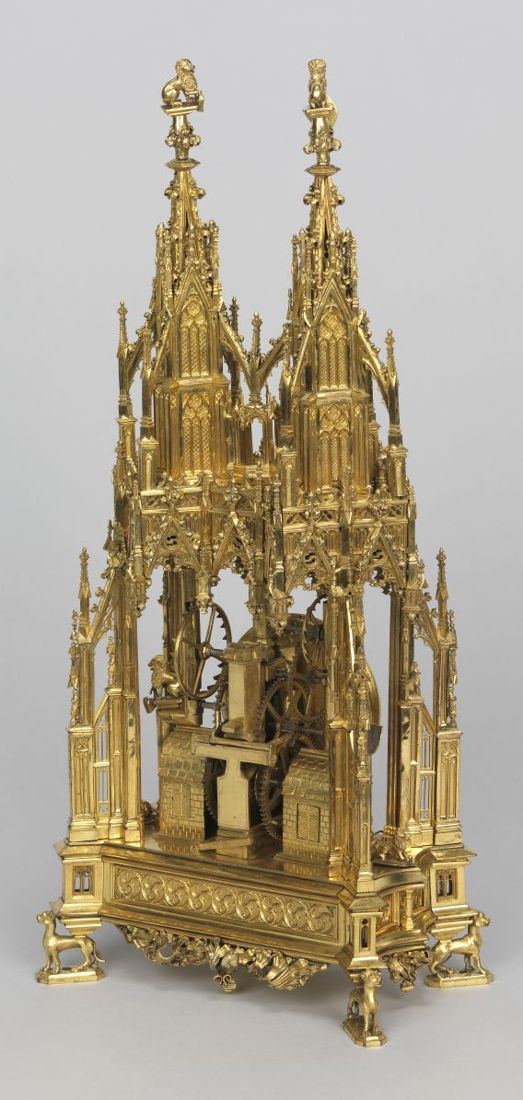 The Burgundy clock
